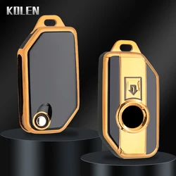TPU Flip Key Case Cover Fob For BMW R1250GS R1200GS C400gt F750GS F850GS K1600B K1600GT R1200RS R1200RT F900R F900XR Motorcycle