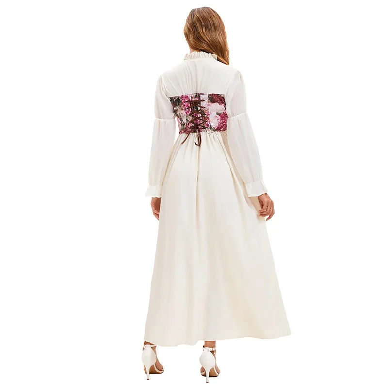 

Spring 2025 New Sle Dr Luxury Costume loween Performance Drama Stage Wear Women's Ethnic Clothing Stage Costume