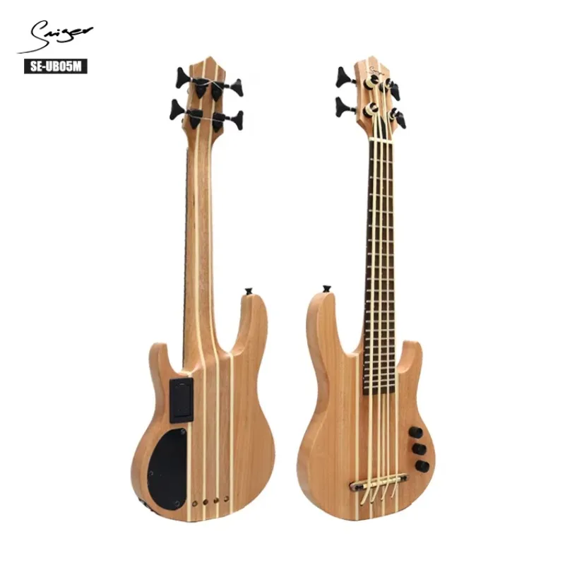 EUB-01 Smiger Brand High Grade OEM Solid Body Electric Bass Ukulele