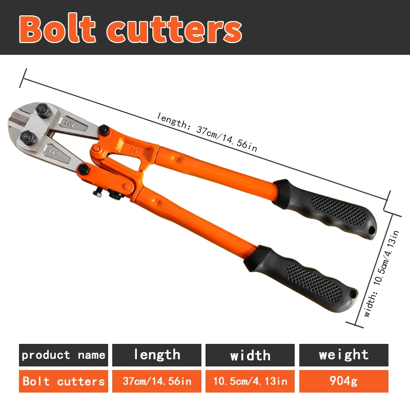 Bolt cutters Wire cutters Cutting pliers Rebar cutters Rebar cutters Lock cutters Vise Chain