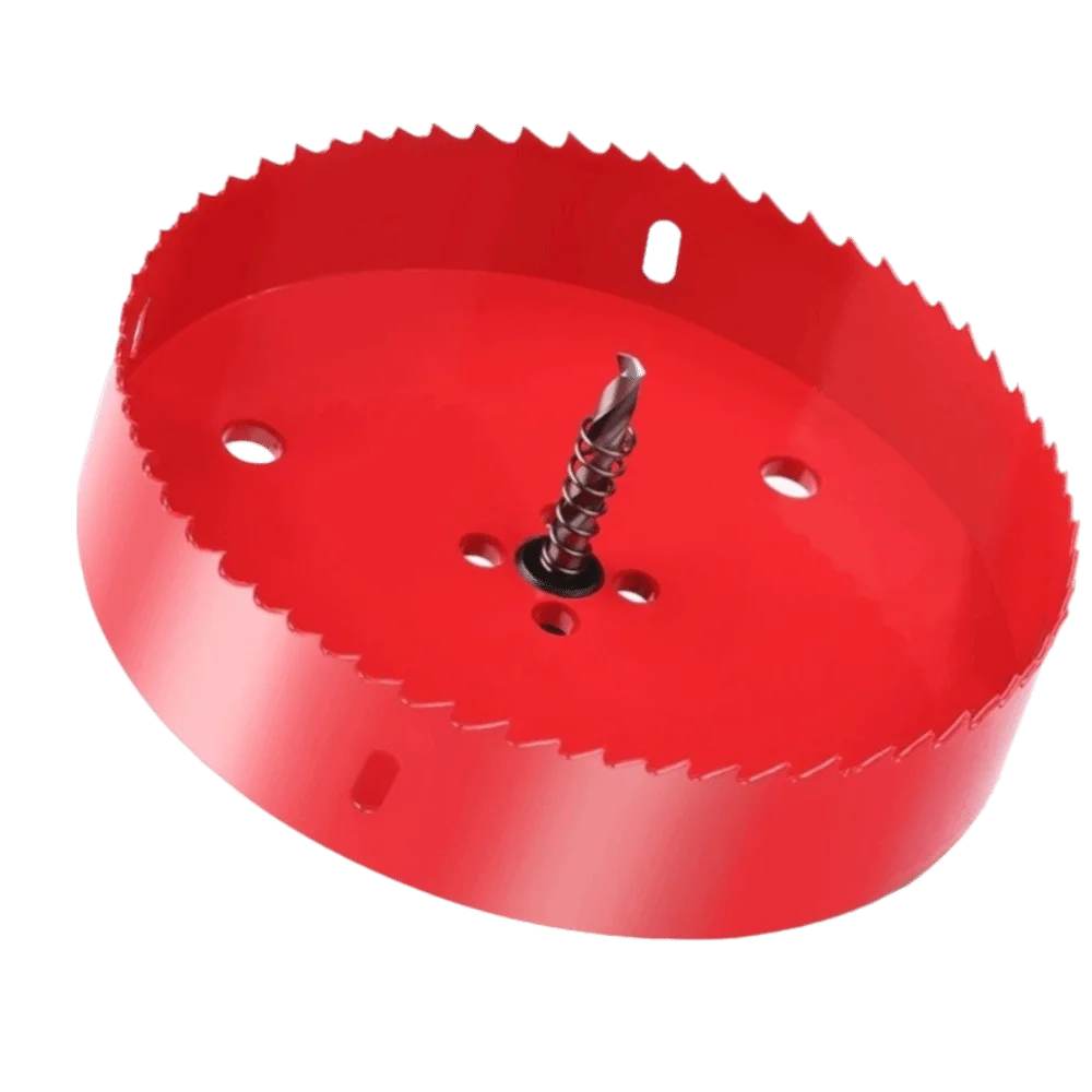 M42 High Speed Steel Hole Saw Cutter 200mm Diameter Bi-Metal Construction Drill Bit Set 7-7/8 Inch With Pilot Drill Bit