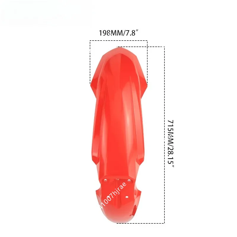 Racing Style Motorcycle Plastic Front Fender Fairing Universal Spare Parts Fit CRF450 2022 Off Road Dirt Bike Body Accessories