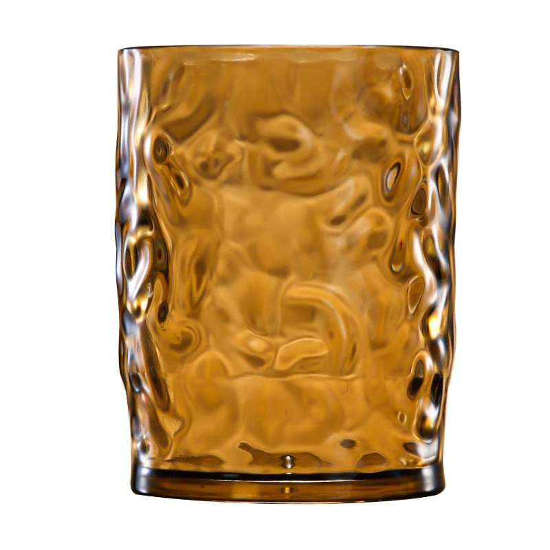 

LTT simple hammer mesh pattern glass water cup heat-resistant milk coffee cup whiskey foreign wine cup