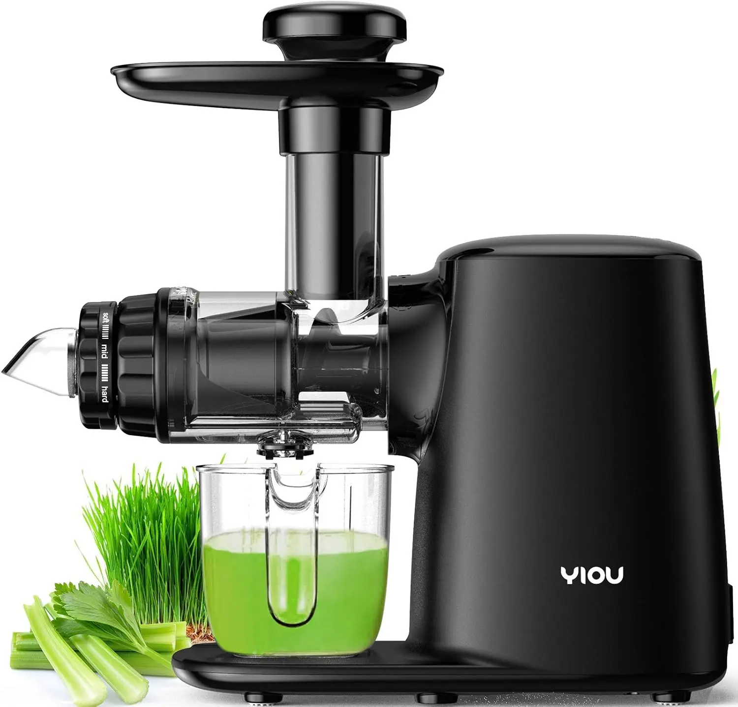 

Juicer Machines, Cold Press Slow Masticating Juicer Easy to Clean with 3 Modes Vegetable and Fruit Juicer Extractor