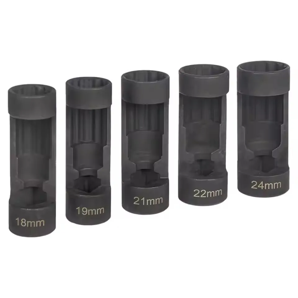Oxygen Sensor Removal Tool Kit, Shock Absorber Strut Nut Socket, Automotive Suspension Disassembly Hand Repair Tools