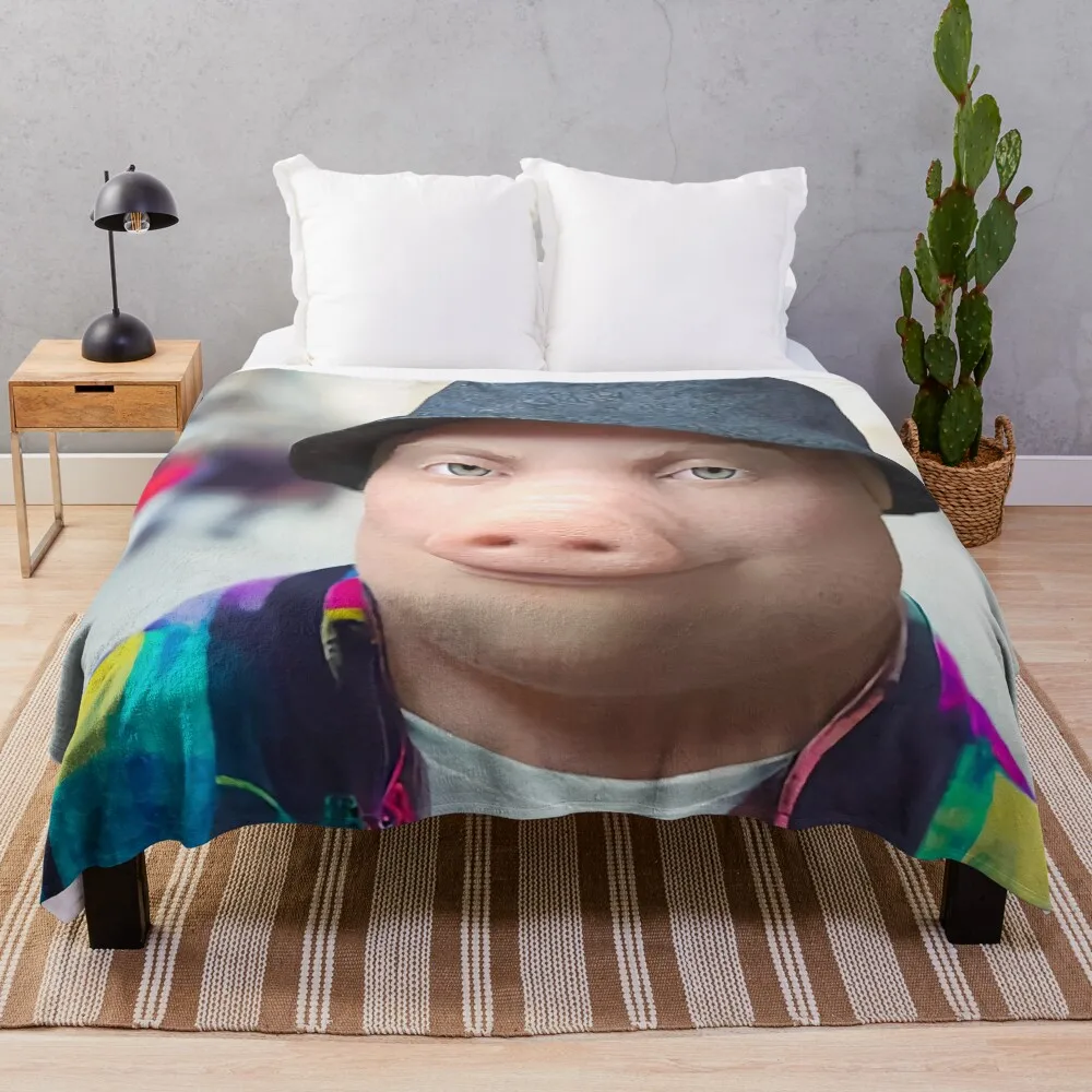 

John Pork Throw Blanket Winter beds Soft Beds Decoratives for winter Blankets