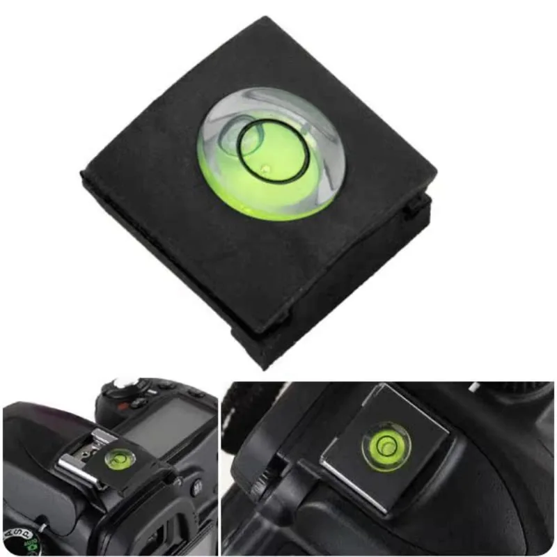 Camera Flash Hot Shoe Cover Cap Bubble Spirit Level For Canon For Nikon Olympus Camera Drop Shipping
