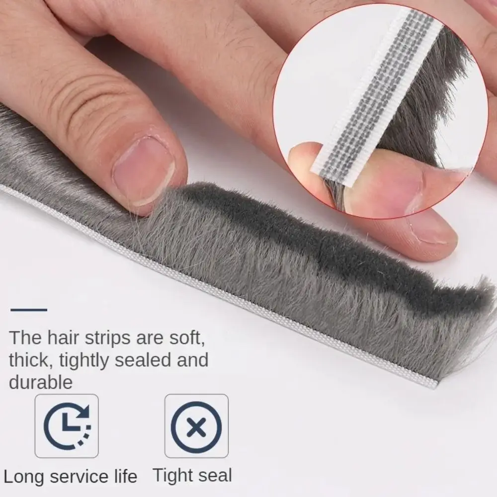 فرشاة قطاع الصوت وشرائط الغبار الطقس تجريد عزل الصوت نافذة الطقس تجريد ذاتية اللصق لاصق قوي