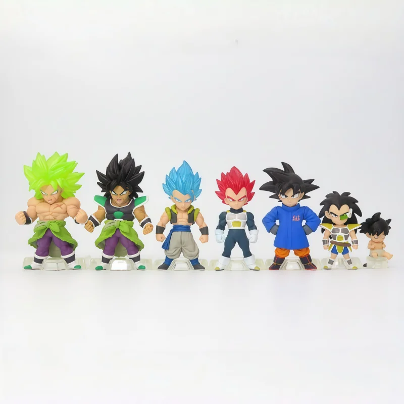 Коллекционная мини-фигурка Bandai Dragon Ball ADVERGE 9 в коробке-яйце, игрушка-сюрприз, настольное украшение, аниме-статуэтка, подарок для коллекционеров