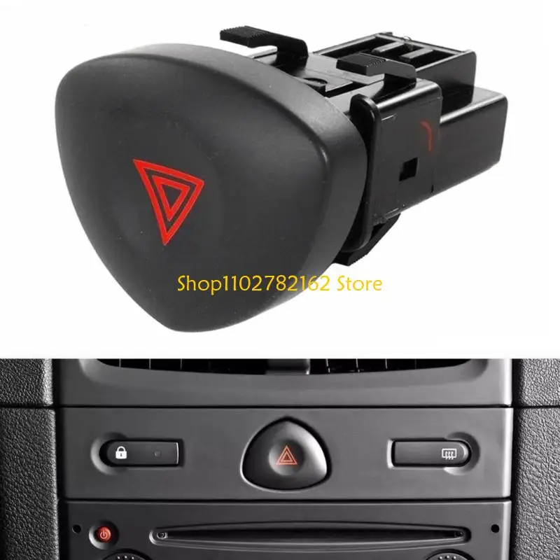 

547B Replacement Automotive Accessory Hazard Warning Light Switch Button Emergency Light Switch Button 8200060036 8200442723