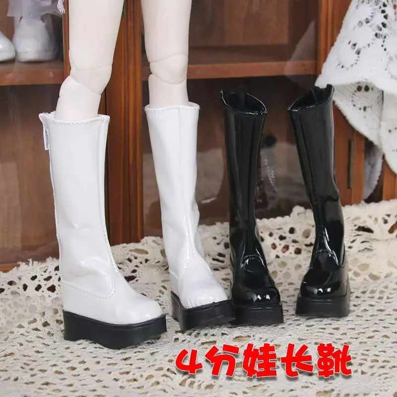New 30/45/60cm Doll's Clothes for 1/3 1/4 1/6 Bjd Doll Black and white sponge  Diy Girl Toys Dress Up Doll Accessories, No Doll
