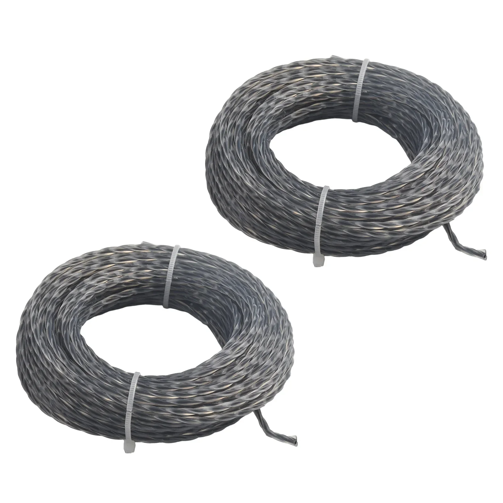 Enduring 2 Sets Corereinforced Grass Trimmer Line 2 0 3 0 Mm X 15m (30m) Line Spool For Effective Mowing In All Conditions