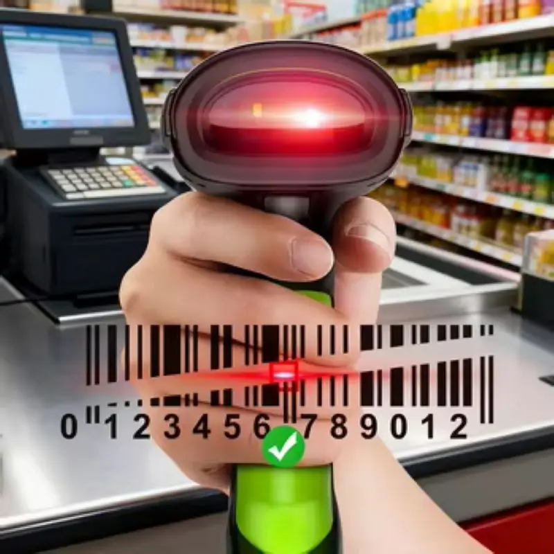 Eyoyo 산업용 바코드 스캐너 IP65 방수 방진 블루투스 2.4G 무선 핸드헬드 1D 2D QR 코드 리더 도크