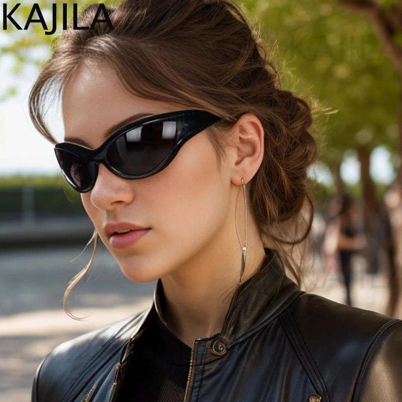 Dinamo Cat Eye occhiali da sole donna 2024 Luxury Brand Designer New In Fashion Round occhiali da sole per uomo Y2k Punk Sports Goggle Male