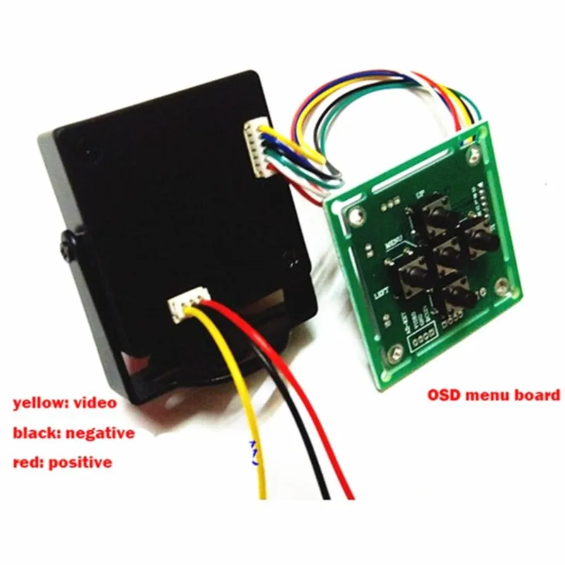 

Drone Camera 1/3" Sony CCD 700TVL High Resolution 3.6mm Lens HD FPV Camera Video with OSD function