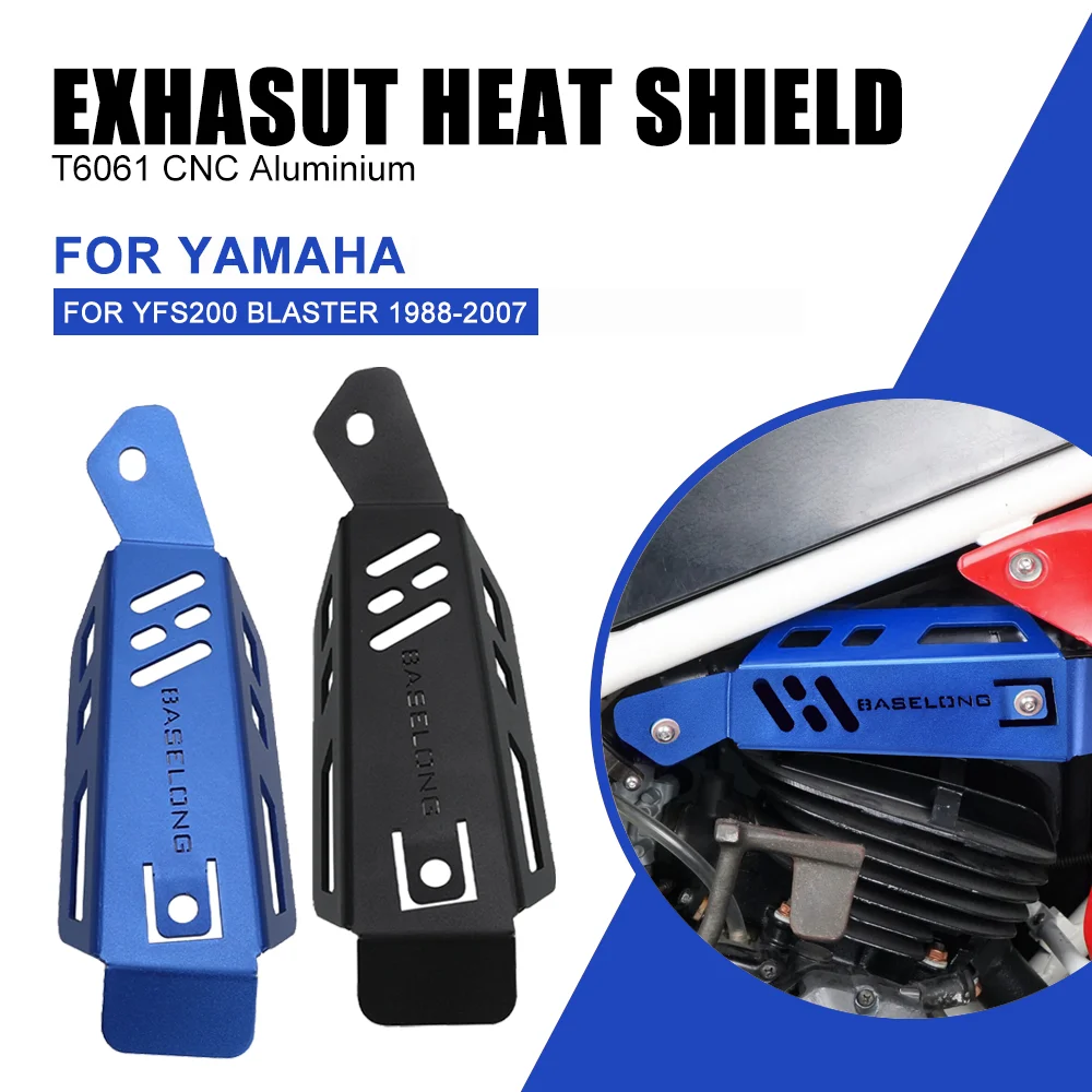 FOR YAMAHA YFS200 BLASTER 1988-2007 2006 Motorcycle Exhaust Pipe Protector Heat Shield Cover Guard Anti-scalding Cover YFS 200