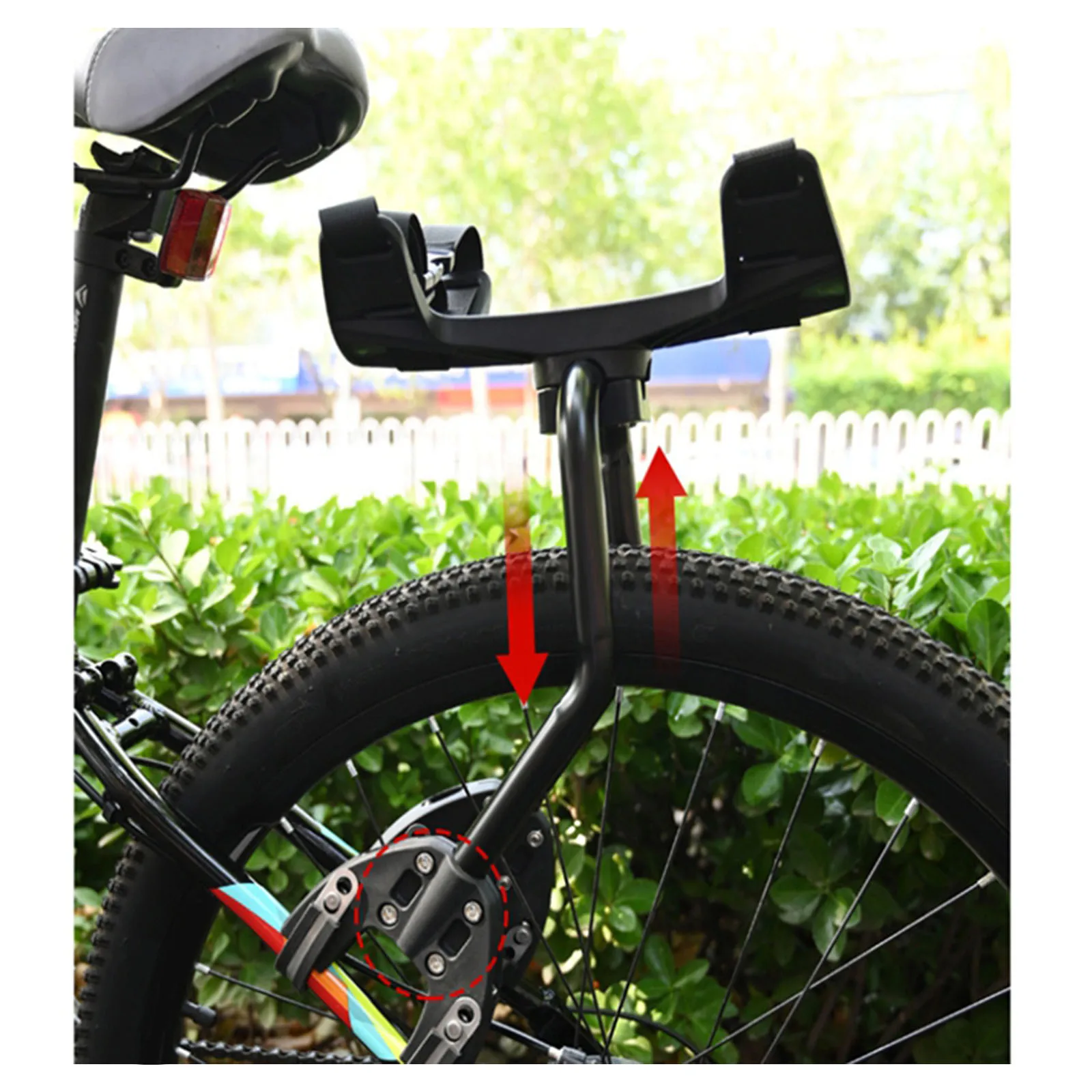 Porte-bagages de vélo avec fixation pour frein à disque, en alliage d'aluminium, porte-bagages arrière pour vélo, porte-bagages pour le transport et la randonnée à vélo