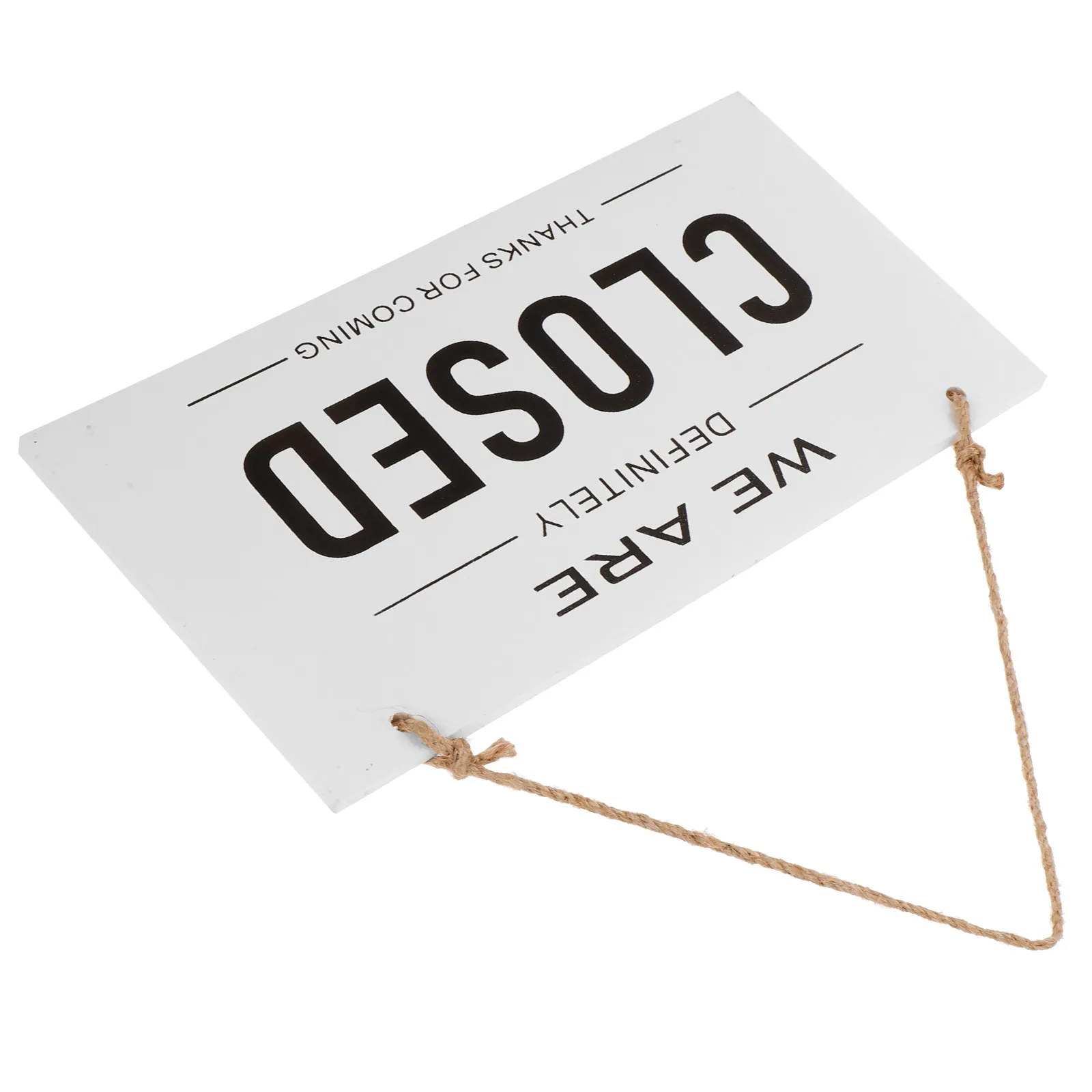 Business Door Sign Card Holder Display Hanger for Office Front Door Halloween Christmas New Year Decor