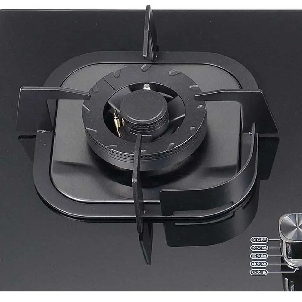 Cocina de Gas, cocina doble, estufa de sincronización doméstica, protección de apagado de doble propósito incorporada, cocina de gas natural de acero inoxidable