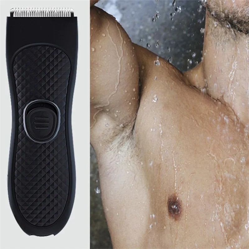 โปรโมชั่น!1 ชุดผู้ชายไฟฟ้าTrimmer PubicกําจัดขนIntimateพื้นที่Body Clipper ABSเครื่องกําจัดขนเครื่องโกนหนวดแบบชาร์จไฟได้