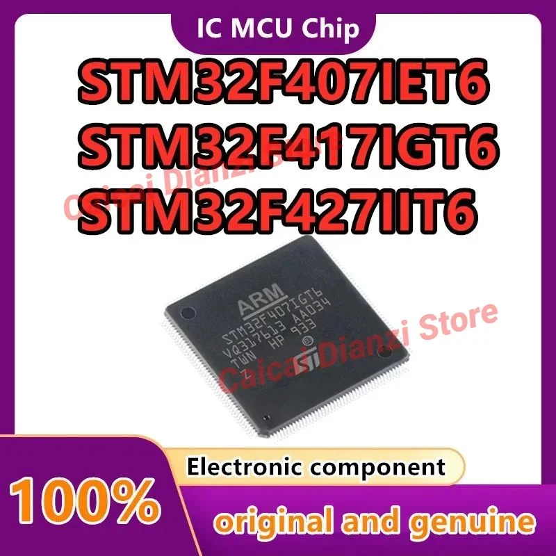 

STM32F407IET6 STM32F407IGT6 STM32F417IET6 STM32F417IGT6 STM32F427IGT6 STM32F427IIT6 STM32 IC MCU Original LQFP