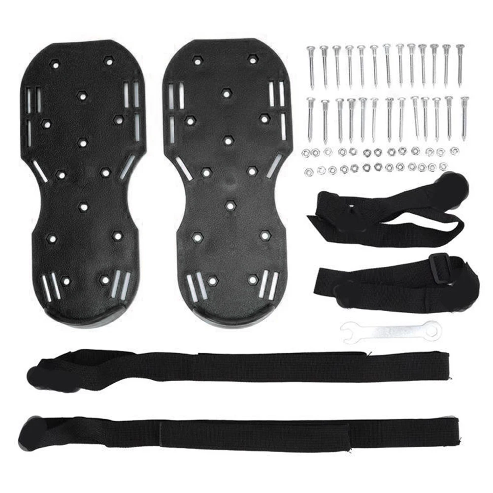 Lawn Aerator Shoes Aerator Spiked Sandals with Adjustable Strap Gardening Aerator Sandals for Aerating Lawn Soil