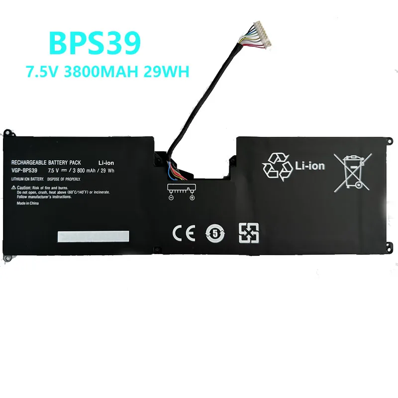 Laptop Battery VGP-BPS39 For SONY VAIO SVT11213CXB SVT11215CGB/W SVT1121B4E SVT11224E SVT1122C5E SVT112A2WL