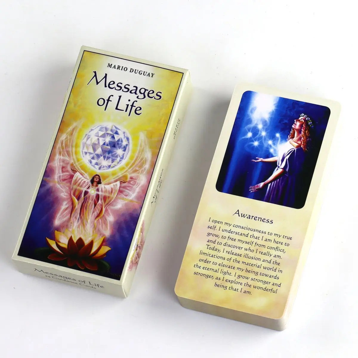Oracle Tarot Card Deck for Party, Full English Board Game for Female, Message of Life