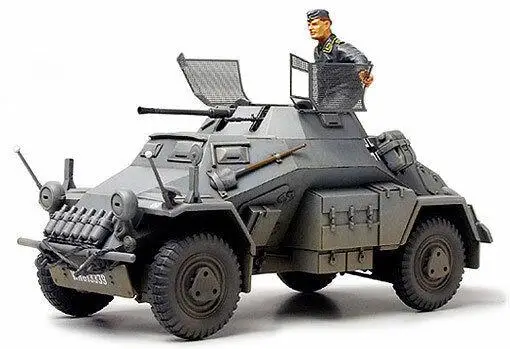 Tamiya 35270 1/35 модель немецкого Sd.Kfz 222, стартер Panzerspähwagen с PE частями