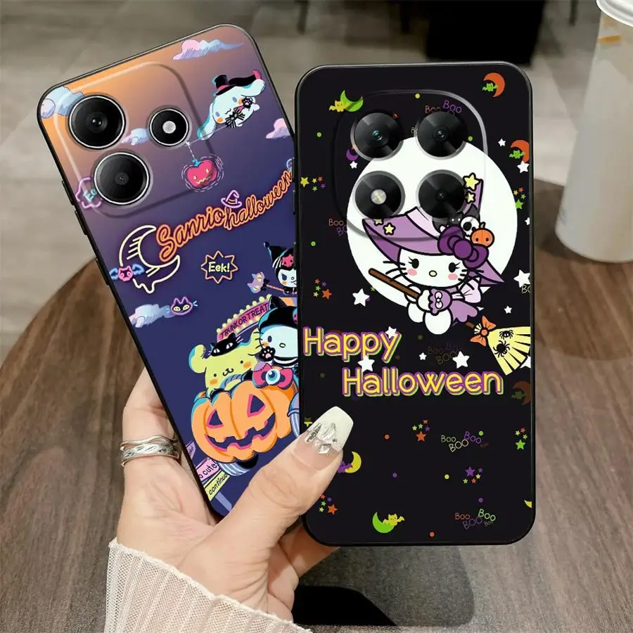 Custodia Sanrio di Halloween per Xiaomi Redmi Note 10 9 8 Pro 12S 9s 10S 11 13 12 Pro Plus 11S Cover posteriore morbida per telefono