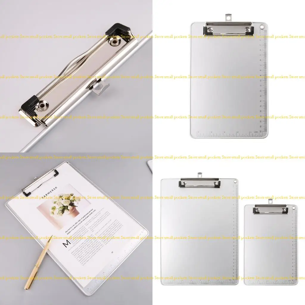 R1WD Portable Aluminium Crinting Clip Clip File File Hardboard Paper H