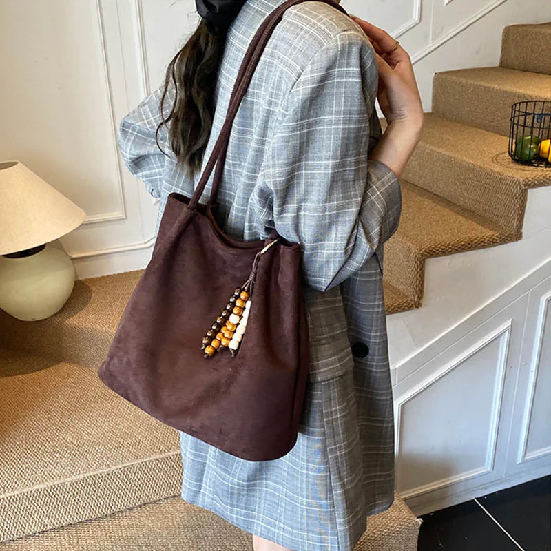Ladies' handbag 2026 Large capacity tote bag Female commuting shoulder bag Fashionable hand-held diagonal cross bag underarm bag