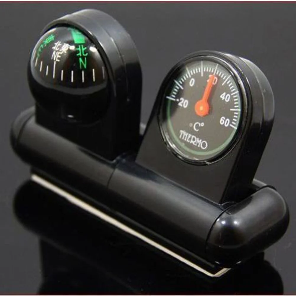

Temperature Compass Car Thermometer Auto Navigation Dashboard Gauge For Vehicle Direction Outdoor Travel Sensor