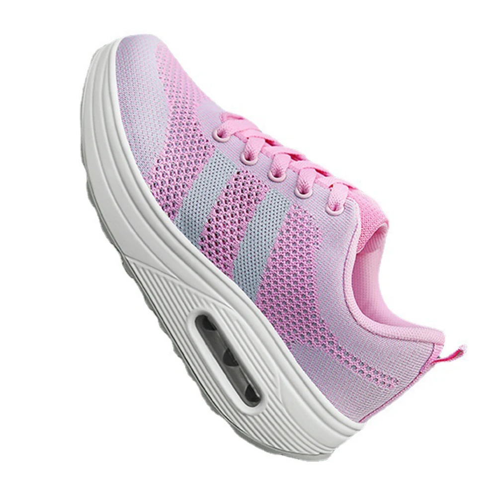 Frauen lässig weiche Schuhe Mode atmungsaktive Mesh Wanderschuhe Turnschuhe Damen Mode Fitness studio vulkan isierten Schuh weibliche Sport Turnschuhe