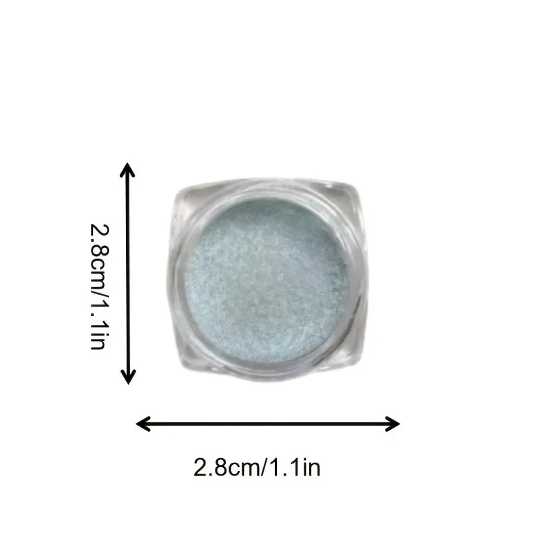 Glitter Eyeshadow Powder, Long Lasting Chrome Chameleon Holographic Eyeshadow Powder Pigment Eye Makeup per cosmetici da donna