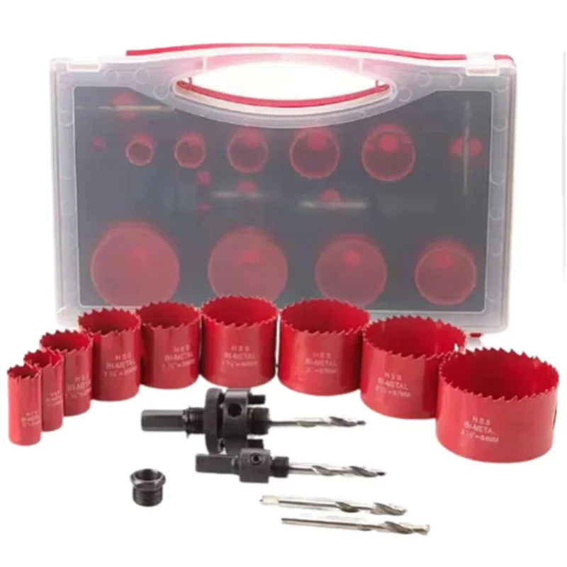 Tube Pipe Notcher 60 Degree Notch 14pcs Bi-Metal Hole Saw Kit General Purpose