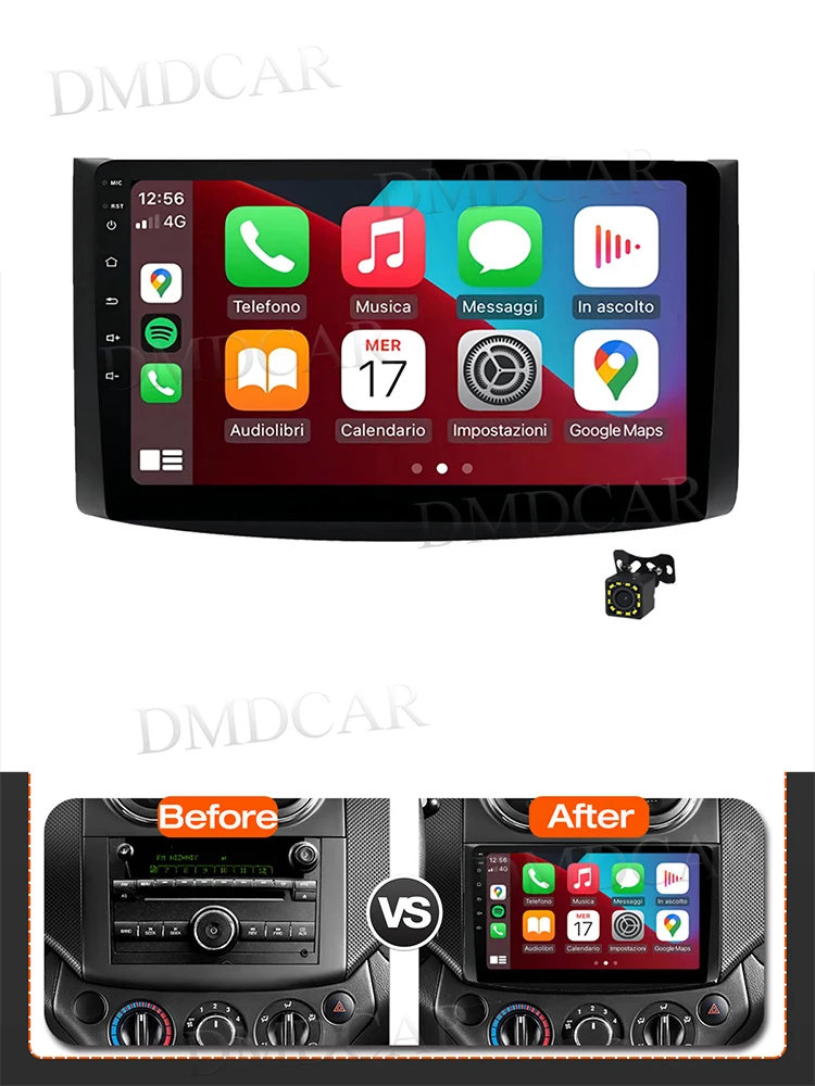 Android 10 Navigazione GPS 2G + 32G Per Chevrolet AVEO T250 2006 - 2012 Autoradio Schermo Multimediale Apple Carplay Android Auto WIFI