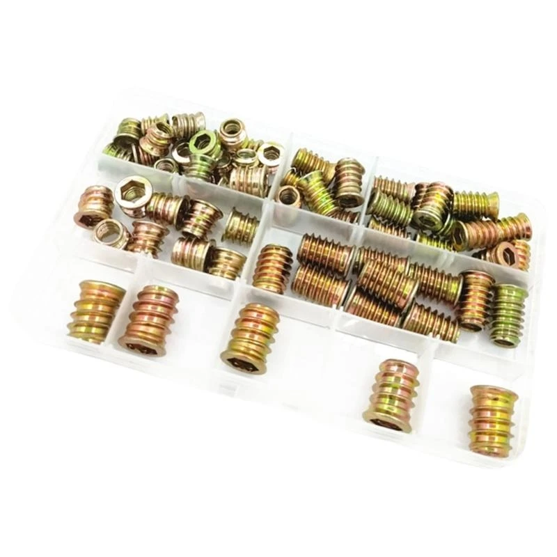 65pcs DRAAD Plaats schroefmoer voor multifunctioneel gebruik meubels en