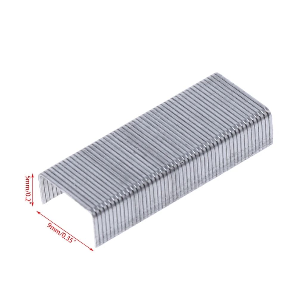 Anti-Ferrugem Mini Grampo para Grampeador, Encadernação Suprimentos, Grampos De Metal Universal, No.10, 1m, 1000Pcs por Caixa