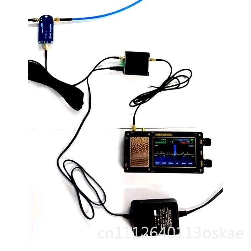 Short-wave small-loop antenna 50K-500MHz full-band ring active receiver HF AM FM VHF UHF SDR