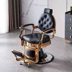 Silla de peluquero Vintage para barbería, sillas de peluquero profesionales para salón de belleza, taburete de esteticista, equipo de salón, muebles de uñas