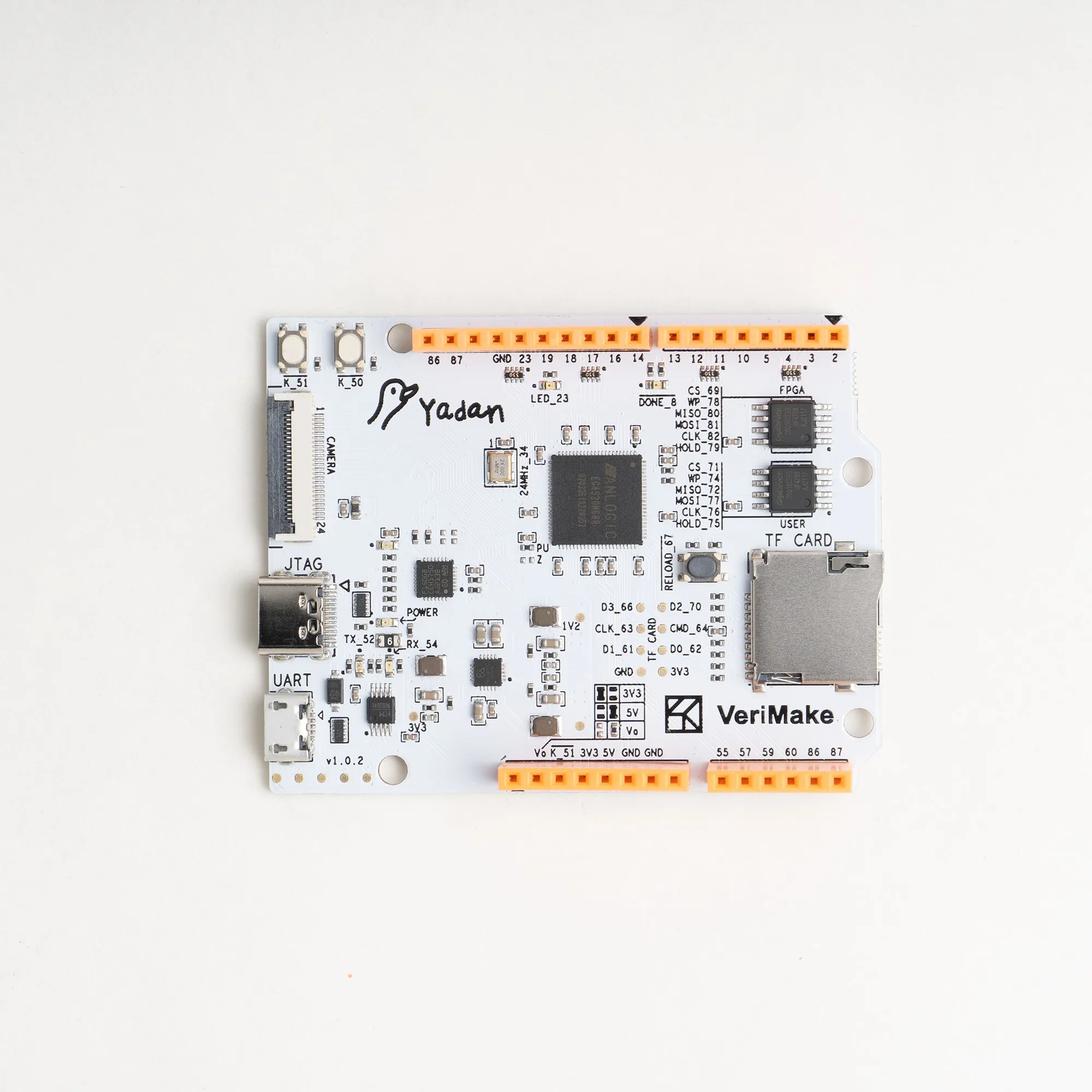 TopElec VeriMake YADAN Duck Eggs FPGA Development Board 20 K On Road Anlogic EG4S20NG88 RISC-V