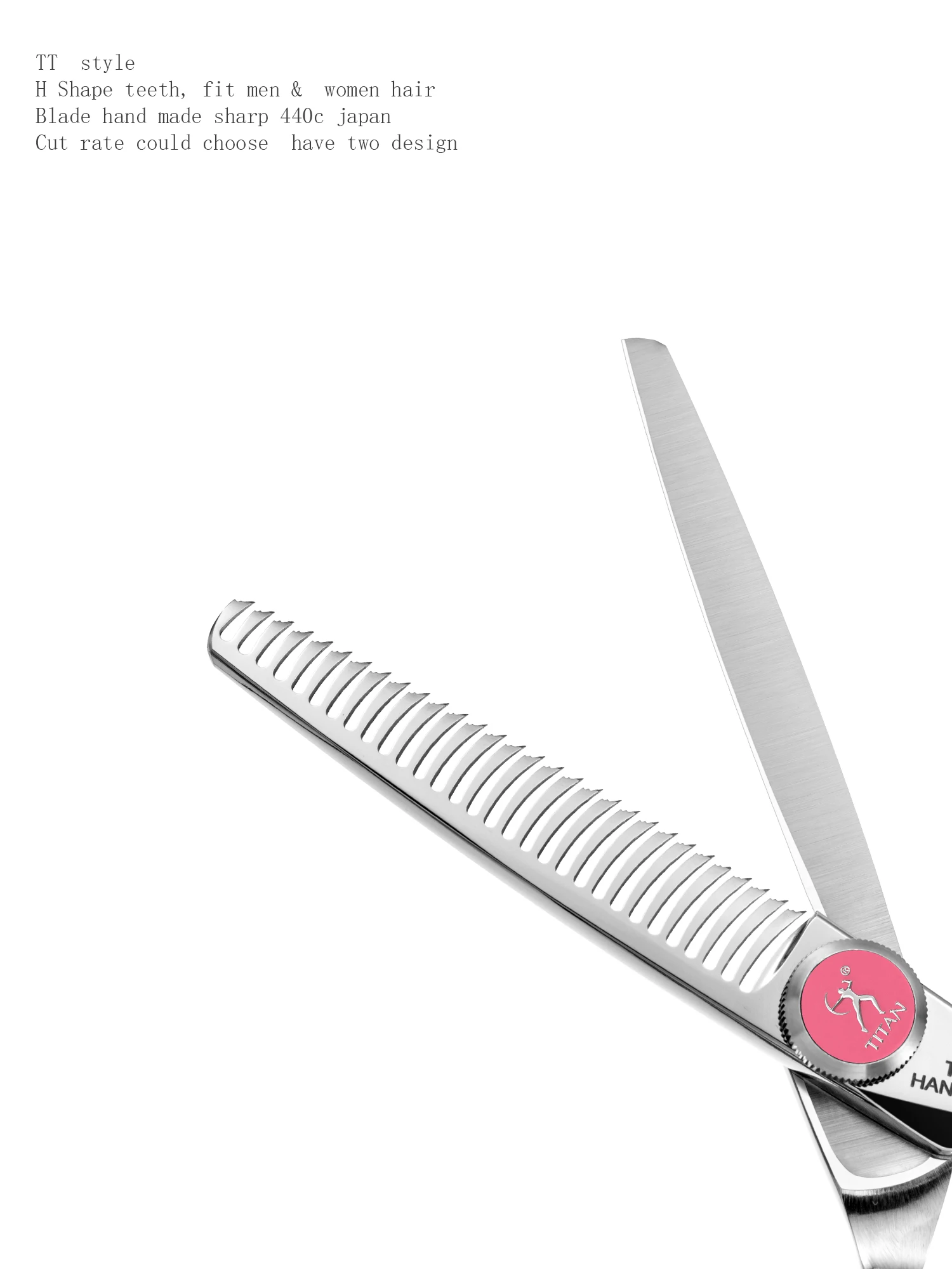 Titan Professionelle Haarschere Effilierschneiden Friseur Haarschere Schere Friseurschere 5,5/6,0/6,5/7,0 Zoll 440C – Detail 11