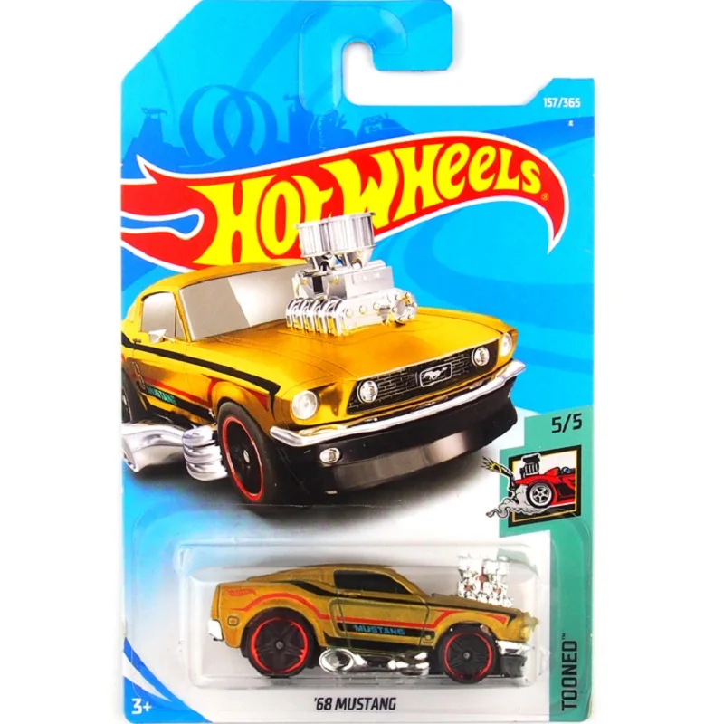 2018-157 HOT WHEELS 1:64 68 MUSTANG diecast car model gifts