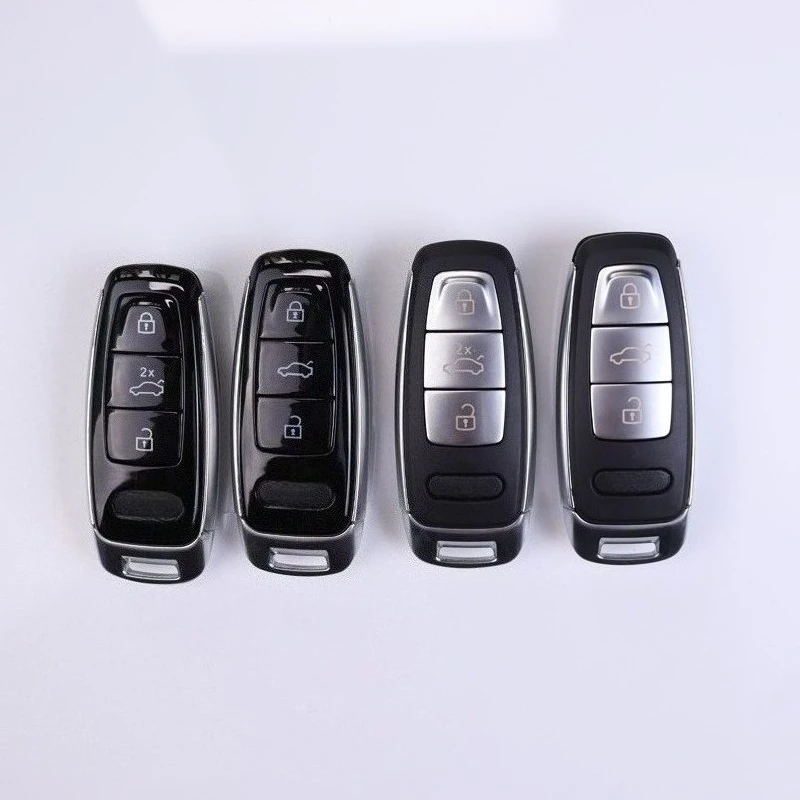 For Audi A6 A6L A4 C8 A7 A8 Q8 2022 2023 2024 2019 2020 2021  3 Buttons Car Key Fob Case Shell Housing
