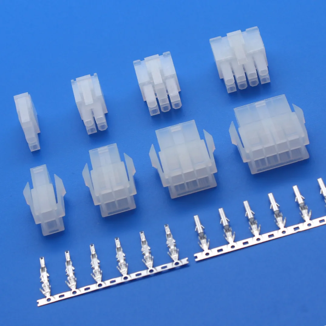 5557 / 5559 automobile harness connector 4.2mm6/8/10/12-24 pin computer power cable male and female terminal double row Plug Kit