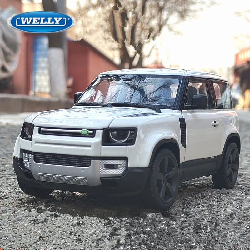 

Welly 1:26 Land Rover Defender 2020 SUV, модель автомобиля из сплава, литая под давлением металлическая игрушка, внедорожники, модель автомобиля, имитация детских подарков