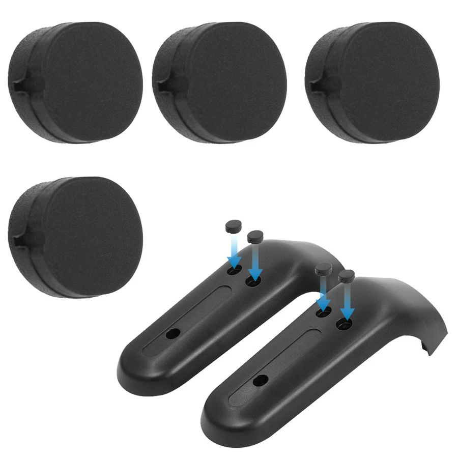 

4 шт., защитный чехол для передней вилки, резиновая крышка, винтовая заглушка, крышка для электрического скутера Ninebot Max G30 G30D, запчасти, аксессуары