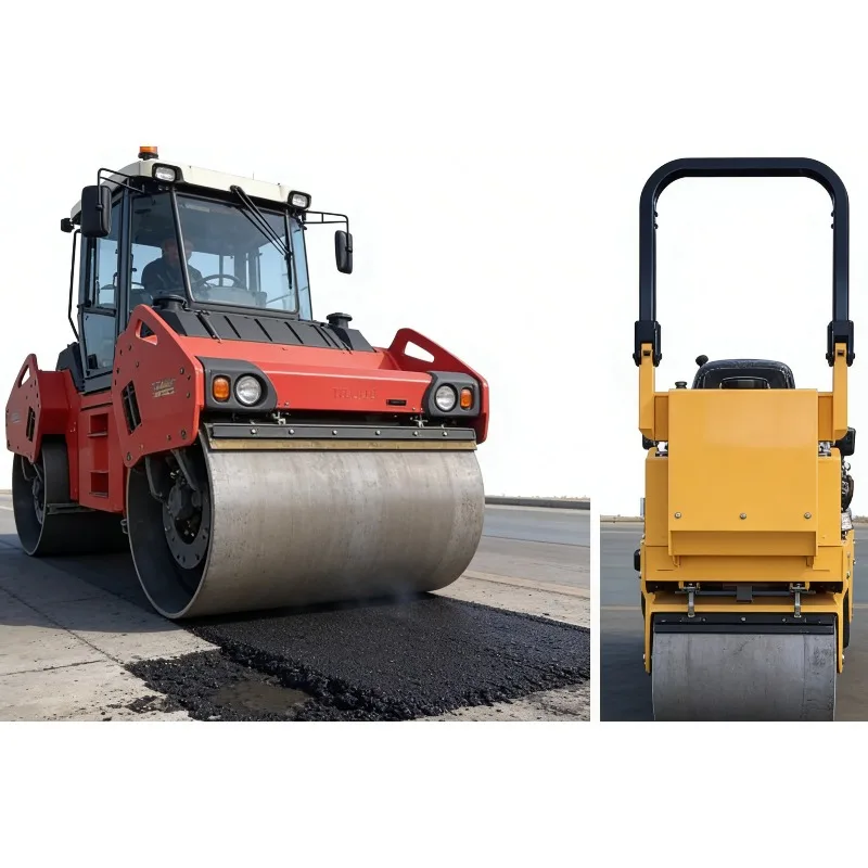 Customized 1-ton Diesel-powered Vibratory Single-drum Hydraulically Driven Articulated Steering Mini Road Roller