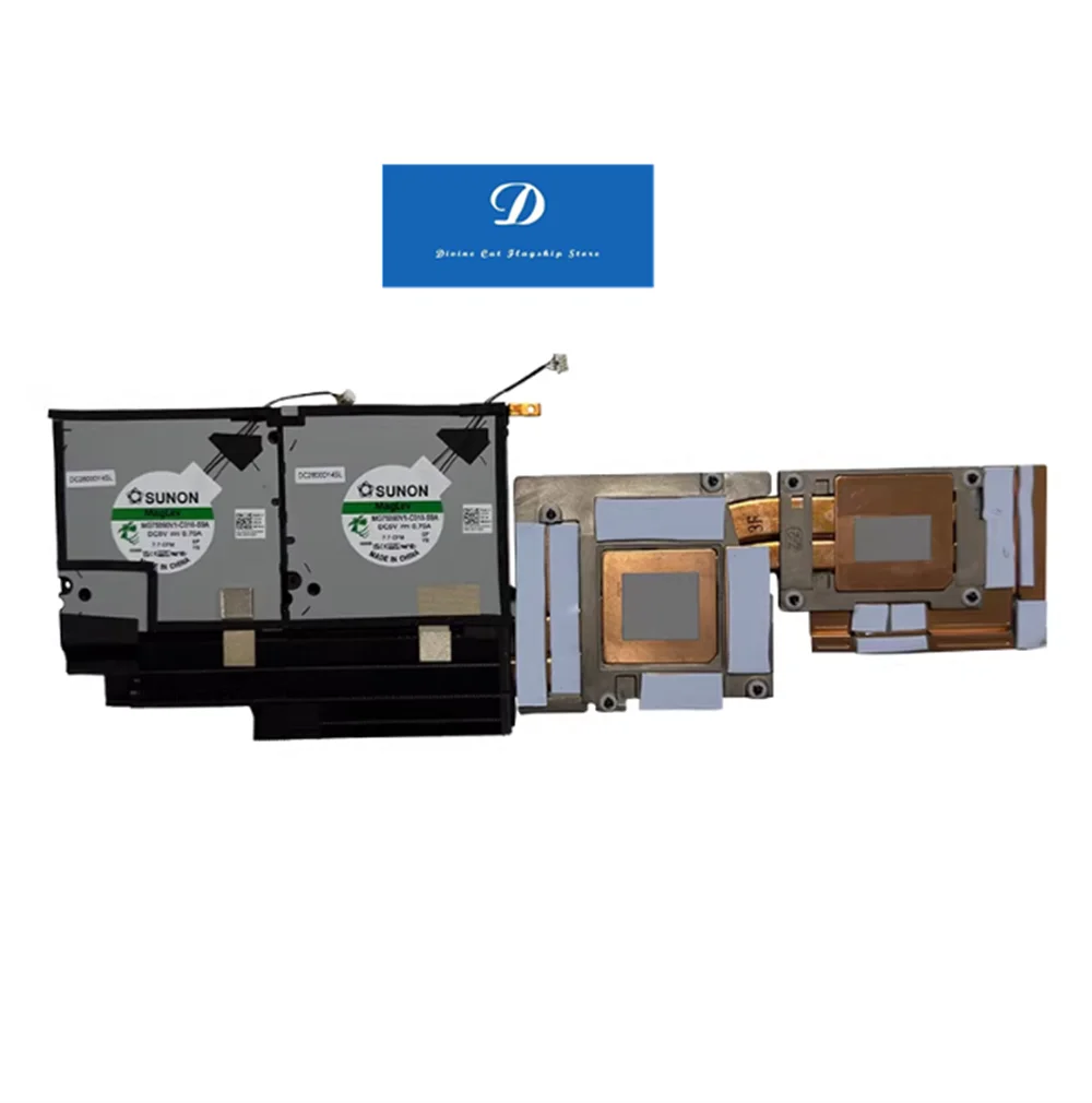 FOR Dell Precision 7670 M7670 Cooling Fan Module 028WXW